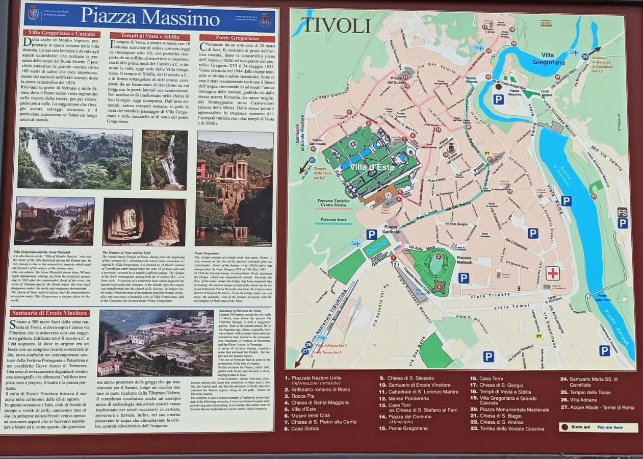 Alla Fontana Di Gemma Via Dei Sosii 69 Appartement Tivoli Buitenkant foto